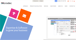 Desktop Screenshot of microdec.com